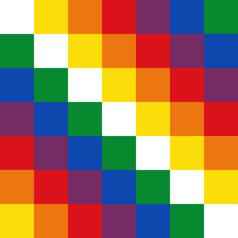 La Whipala, simbolo anticolonialista